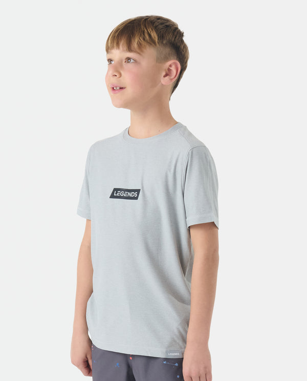 Legends Little Legends Aire Tee Rhombus Heather Gray