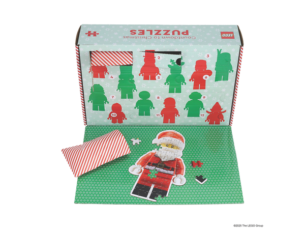 Lego Countdown To Christmas Puzzles: 12 Days Of Minifigure Advent Puzzles