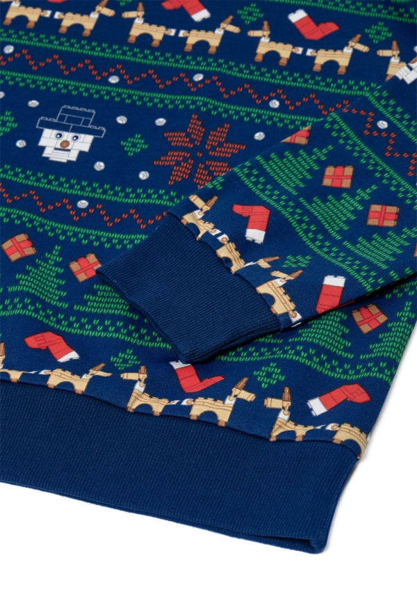 Lego Adults Christmas Sweatshirt - Dark Blue