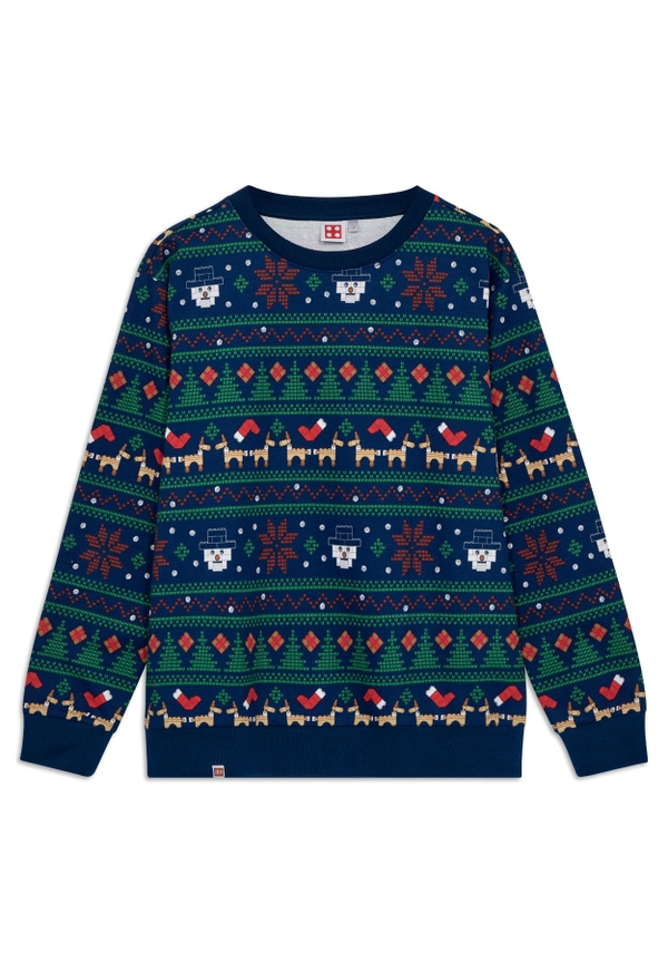 lego Adults Christmas Sweatshirt - Dark Blue