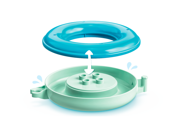 Lego Bath Time Fun: Floating Animal Train