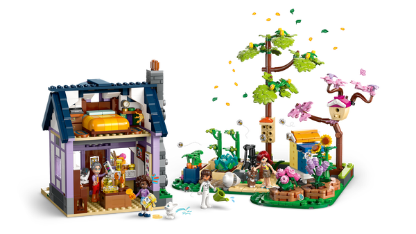 Lego Beekeepers' House And Flower Garden