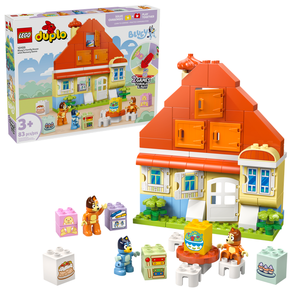 Lego Bluey's Family House With Memory Game