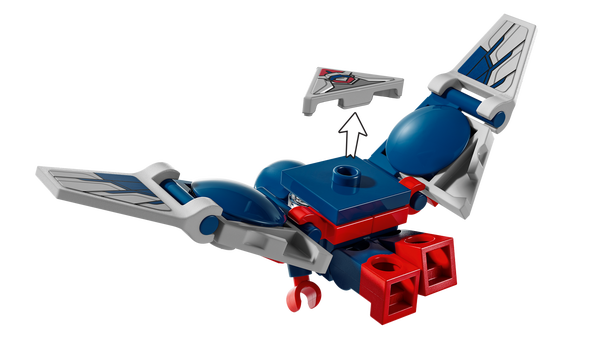 Lego Captain America Vs. Red Hulk Battle