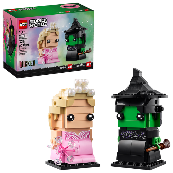 Lego Elphaba & Glinda Figures