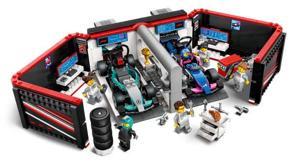 Lego F1® Garage & Mercedes-AMG & Alpine Cars