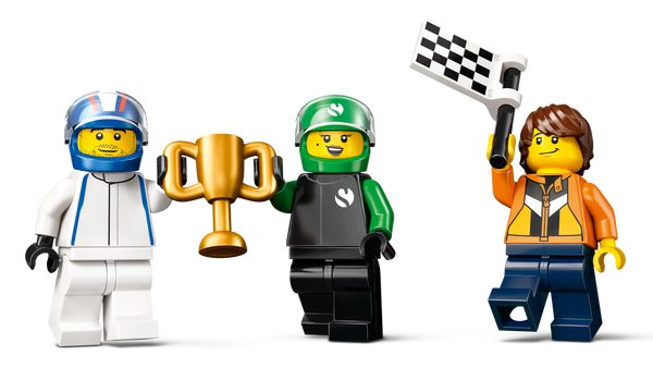 Lego F1® Grid With VCARB & Sauber Race Cars
