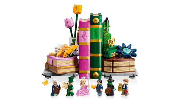 Lego Glinda & Elphaba Bookends