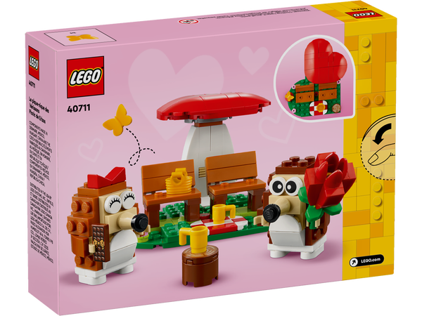 Lego Hedgehog Picnic Date
