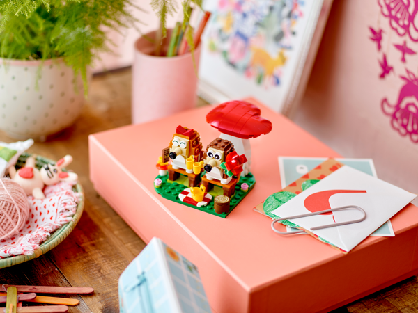 Lego Hedgehog Picnic Date