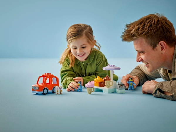 Lego Ice Cream Trip With Bluey