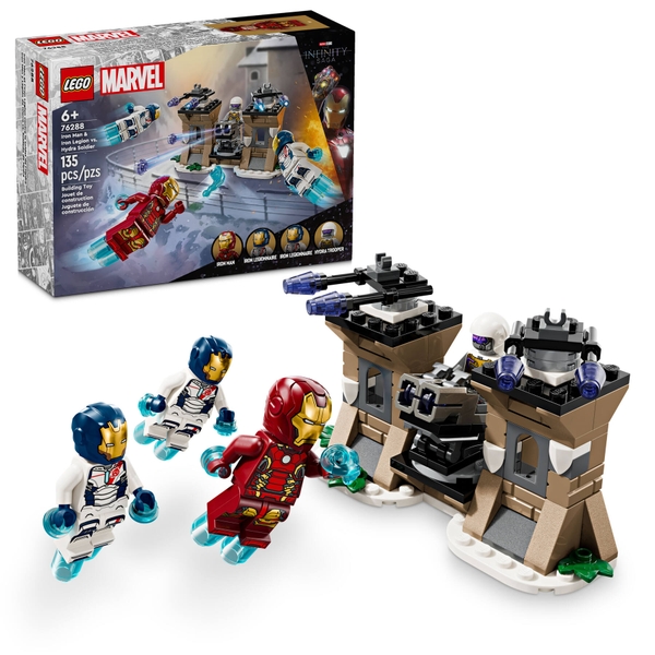 Lego Iron Man & Iron Legion Vs. Hydra Soldier