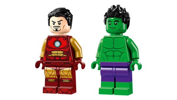 Lego Iron Man With Bike And The Hulk