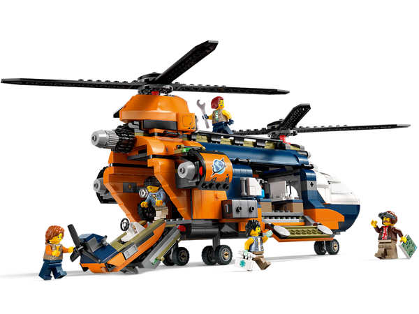 Lego Jungle Explorer Helicopter At Base Camp