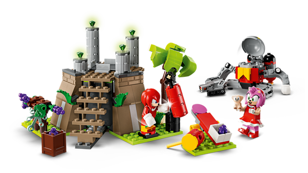 Lego Knuckles And The Master Emerald Shrine