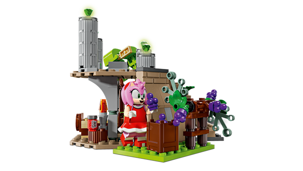 Lego Knuckles And The Master Emerald Shrine