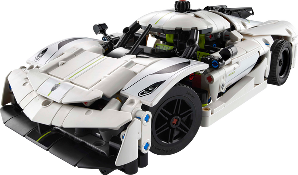 lego Koenigsegg Jesko Absolut White Hypercar