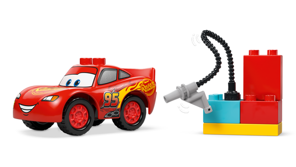 Lego McQueen's Visit To Doc's Garage