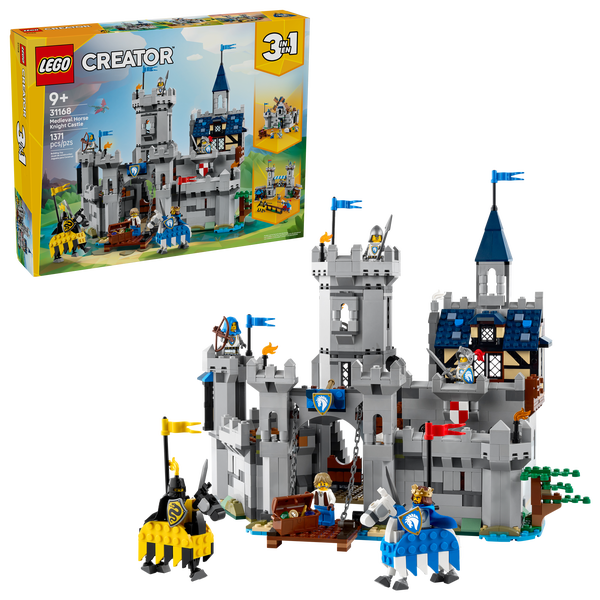 Lego Medieval Horse Knight Castle