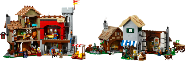 Lego Medieval Town Square