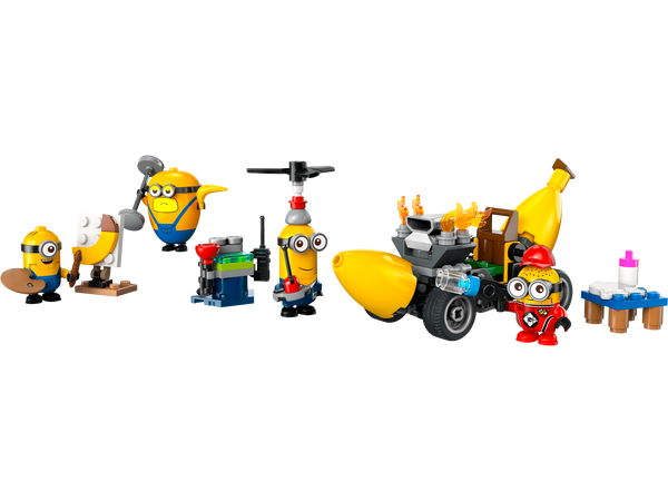 lego Minions and Banana Car