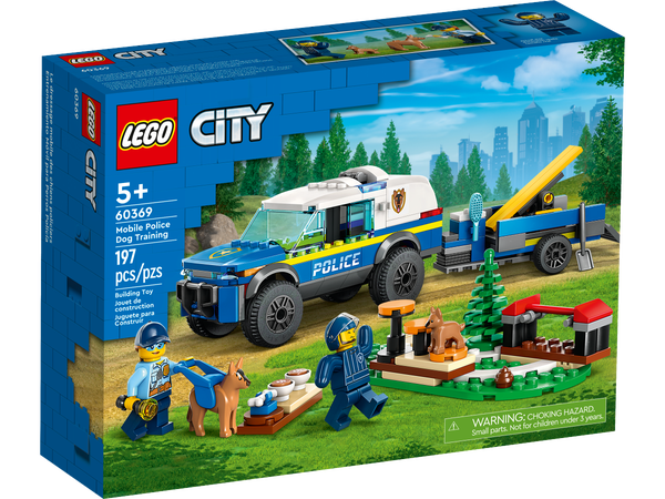 Lego Mobile Police Dog Training