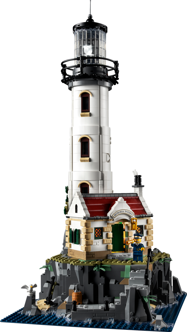 Lego Motorized Lighthouse