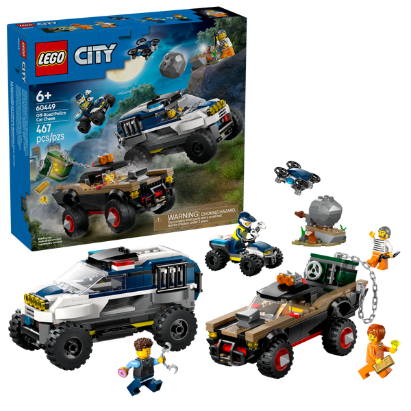 Lego Off-Road Police Car Chase