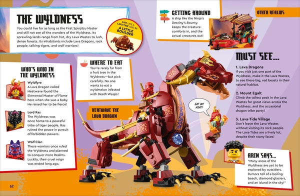 Lego LEGO® NINJAGO® Dragons Rising Adventure Atlas