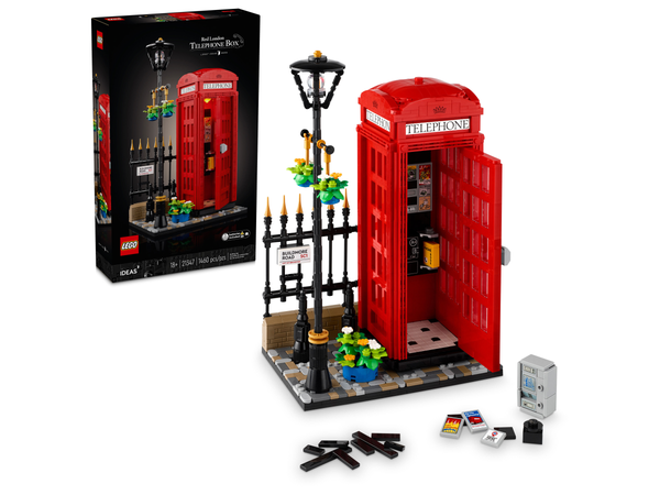 Lego Red London Telephone Box