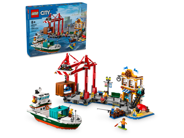 Lego Seaside Harbor With Cargo Ship