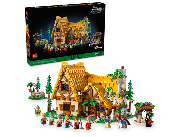 Lego Snow White And The Seven Dwarfs' Cottage