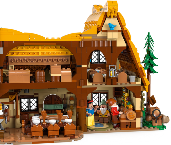 Lego Snow White And The Seven Dwarfs' Cottage