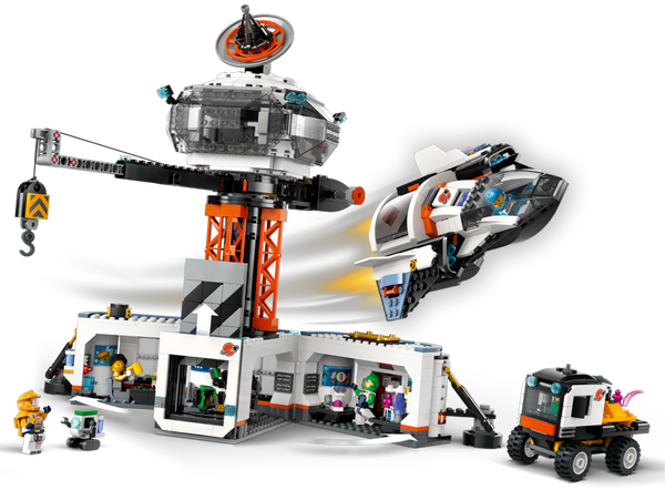 Lego Space Base And Rocket Launchpad
