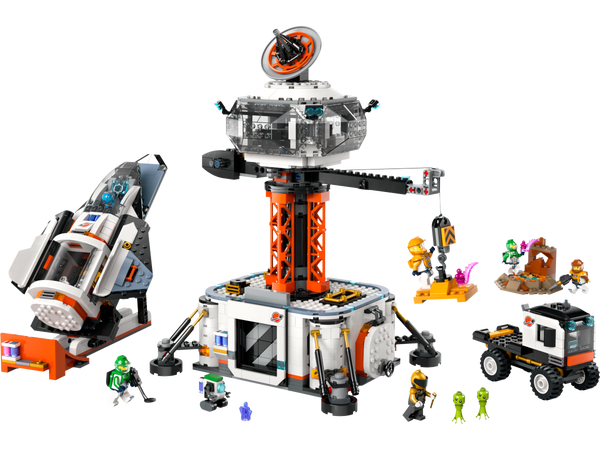 lego Space Base and Rocket Launchpad