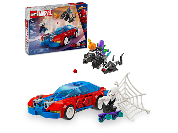 Lego Spider-Man Race Car & Venom Green Goblin