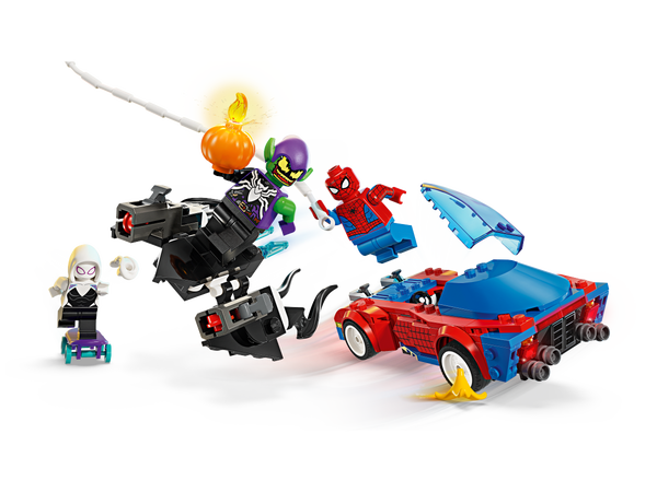 Lego Spider-Man Race Car & Venom Green Goblin