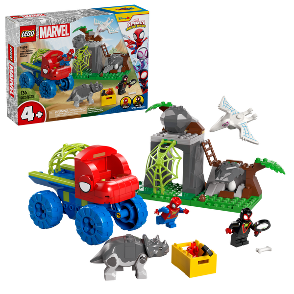 Lego Team Spidey Dino Crawler Rescue