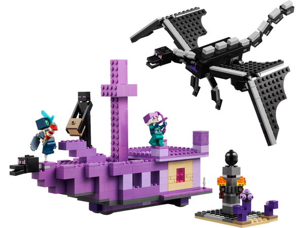 lego The Ender Dragon and End Ship