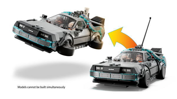 Lego Time Machine From Back To The Future
