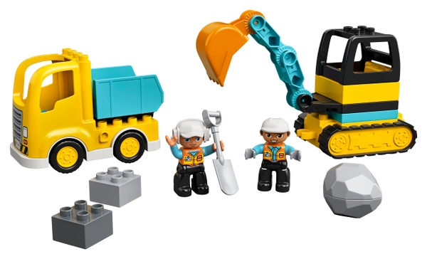 Lego Truck & Tracked Excavator