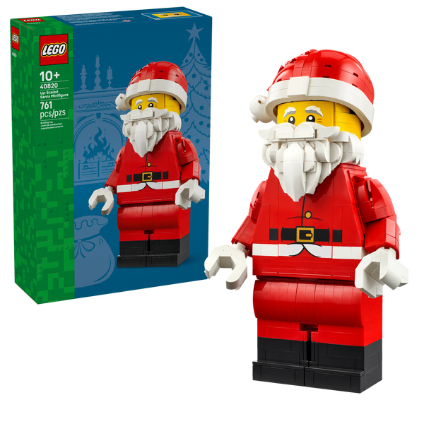 Lego Up-Scaled Santa Minifigure