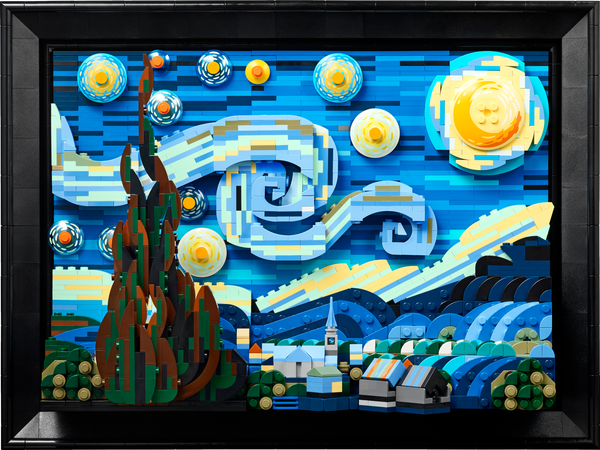 Lego Vincent Van Gogh - The Starry Night