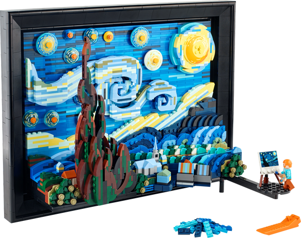 lego Vincent van Gogh - The Starry Night
