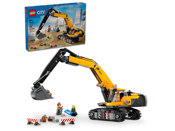 Lego Yellow Construction Excavator