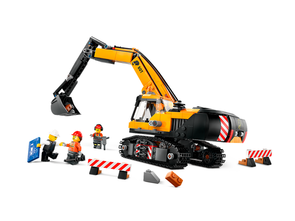 Lego Yellow Construction Excavator