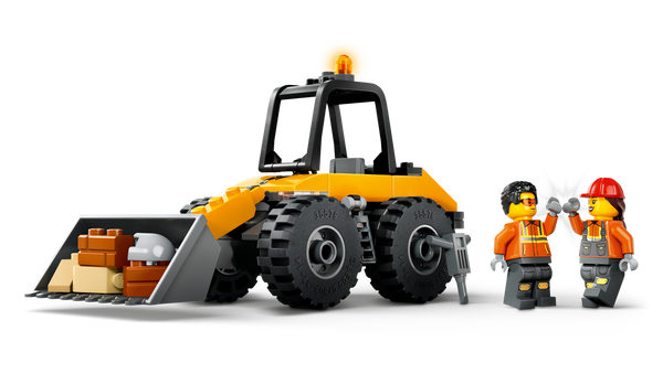 Lego Yellow Construction Wheel Loader