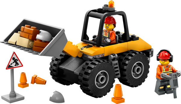 lego Yellow Construction Wheel Loader