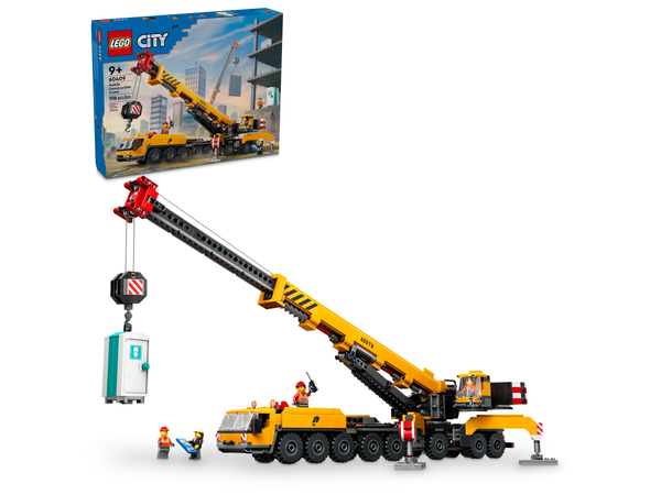Lego Yellow Mobile Construction Crane