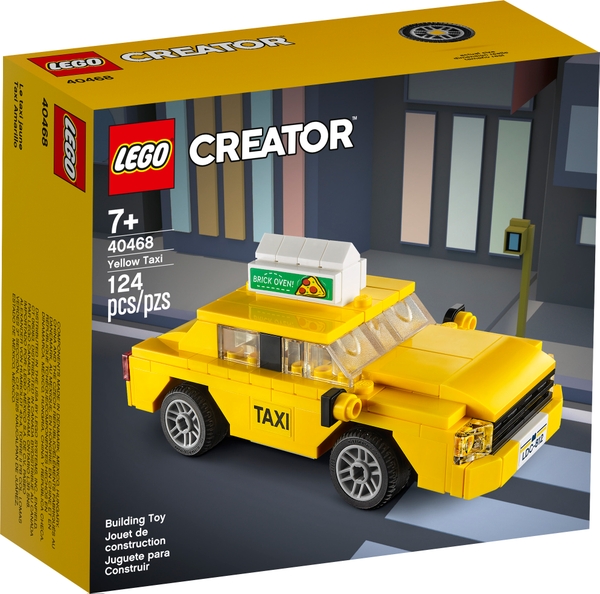 Lego Yellow Taxi